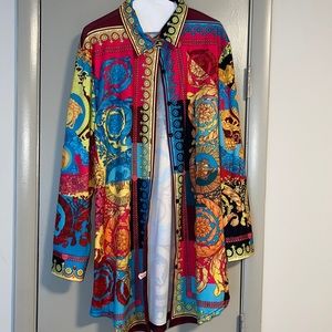 Versace inspired shirt dress.